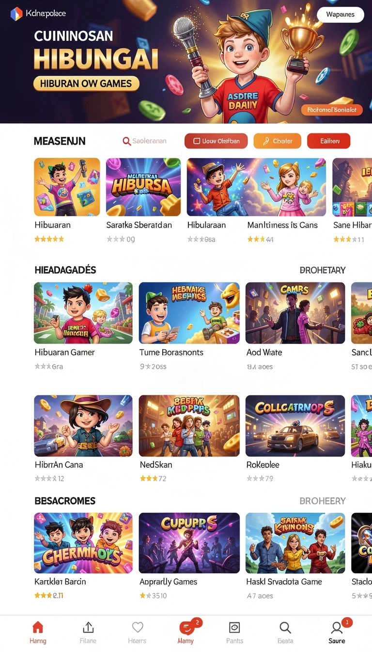 Beragam pilihan permainan menarik dalam aplikasi mlbb APK Versi Terbaru untuk Android 2026.