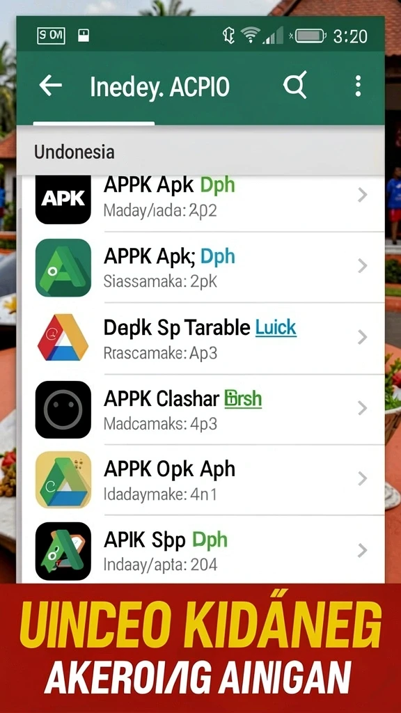Beragam pilihan permainan menarik dalam aplikasi 5rt APK Full Version untuk Android.